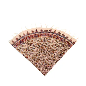 رومیزی قلمکار زابلیان مدل گل ریز کد 225-11-118