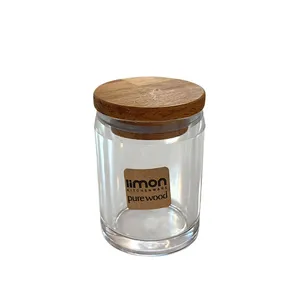 ظرف زعفران لیمون مدل درب چوب