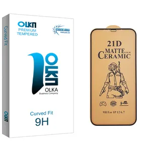 Cooling Olka glass Ceramics Screen Protector For Apple اپل 12 pro max