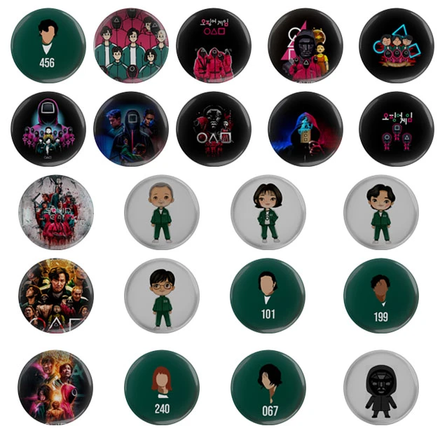 پیکسل مدل S1-25 طرح سریال اسکوید گیم مجموعه 22 عددی