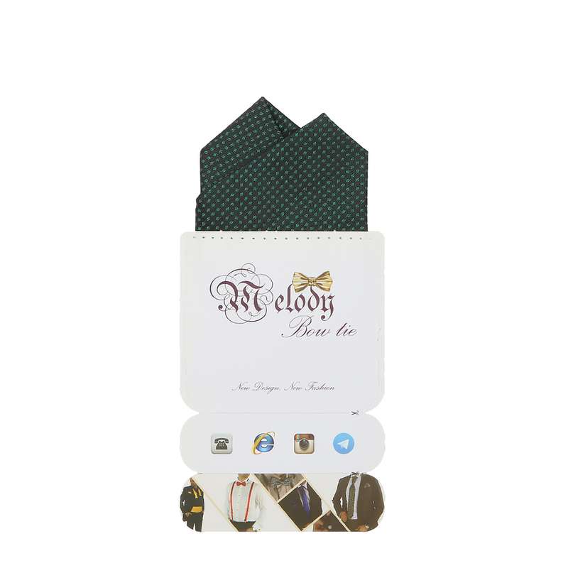 دستمال جیب مردانه ملودی مدل PS5108MSGgrn
