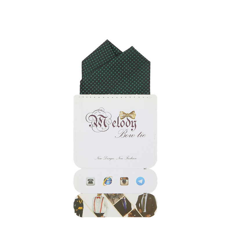 دستمال جیب مردانه ملودی مدل PS5108MSGgrn