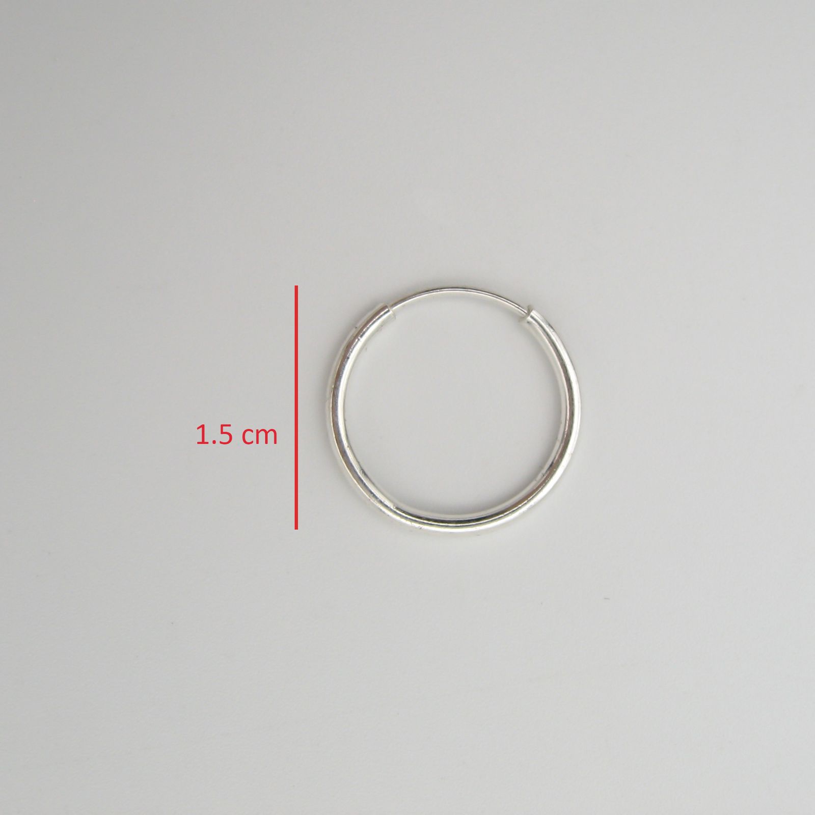 گوشواره نقره زنانه مانچو مدل حلقه ای کد efs005 -  - 5