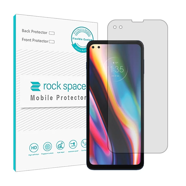 محافظ صفحه نمایش شفاف راک اسپیس مدل HyGEL مناسب برای گوشی موبایل موتورولا G 5G Plus
