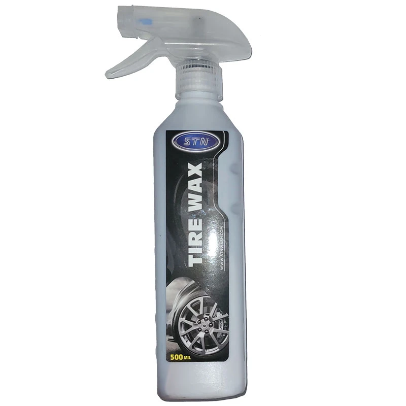 اسپری واکس لاستیک و براق کننده اس تی ان  مدل shine حجم 500 میلی لیتر