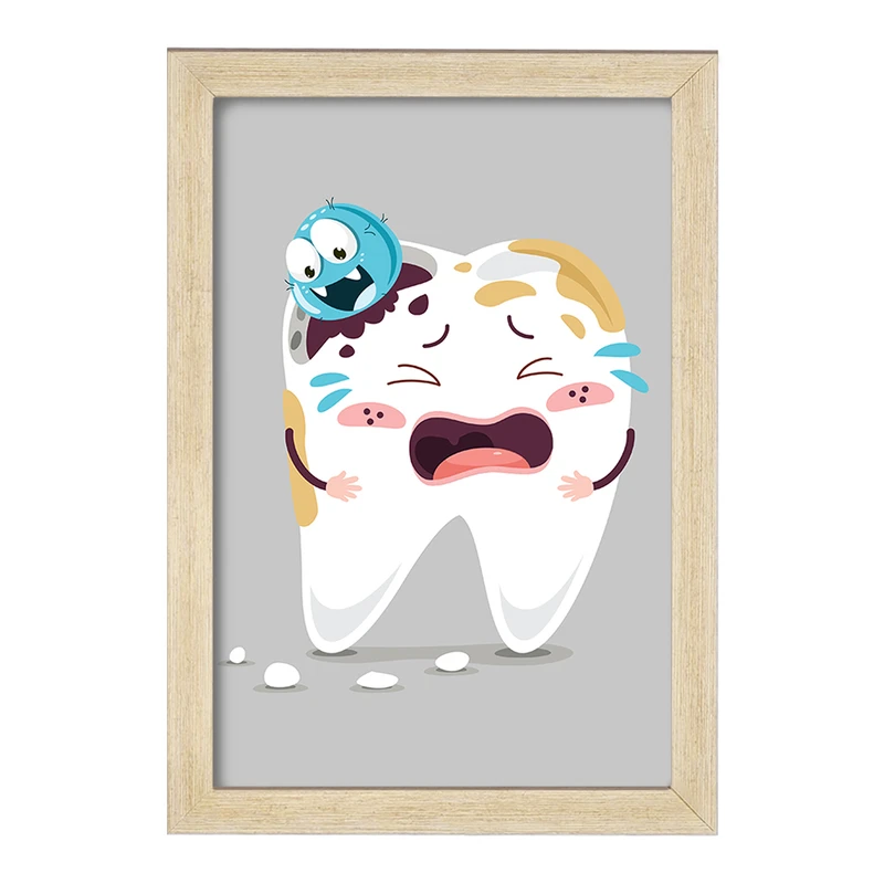تابلو خندالو مدل دندان و دندان پزشکی کودکانه کد 36750