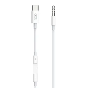 کابل تبدیل USB-C به AUX ایکس او مدل NB-R192B طول 1 متر
