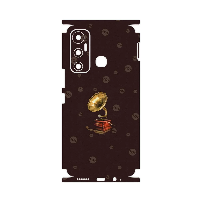 برچسب پوششی ماهوت مدل Gramophone Nostalgia-FullSkin مناسب برای گوشی موبایل اینفینیکس Hot 11