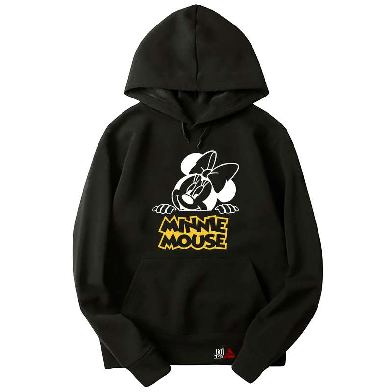 هودی دخترانه مدل مینی موس کد T21 رنگ نوک مدادی