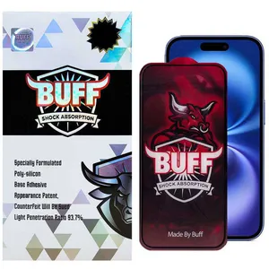 Buff 5D Buffer-G Glass Screen Protector For iPhone 16/ iPhone 15