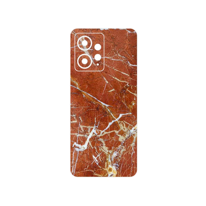 برچسب پوششی ماهوت مدل Red Marble مناسب برای گوشی موبایل شیائومی Redmi Note 12 4G