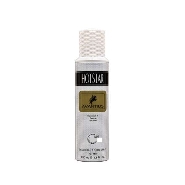 اسپری دئودورانت مردانه هات استار مدل Avantius حجم 200 میلی لیتر اسپری دئودورانت مردانه هات استار مدل Avantius حجم 200 میلی لیتر