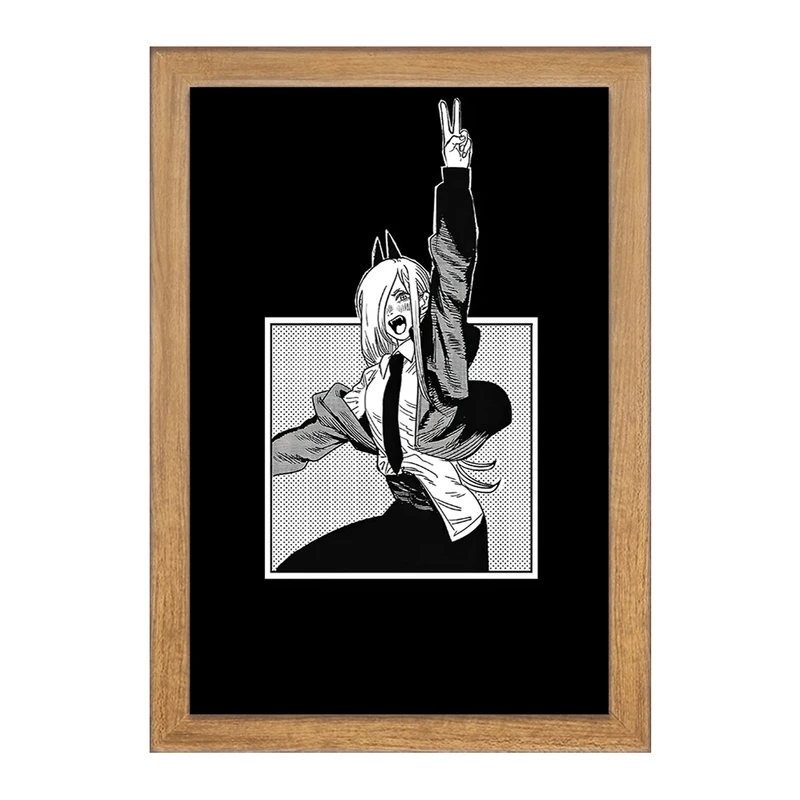 تابلو خندالو مدل پاور انیمه مرد اره ای Chainsaw Man  کد 17952