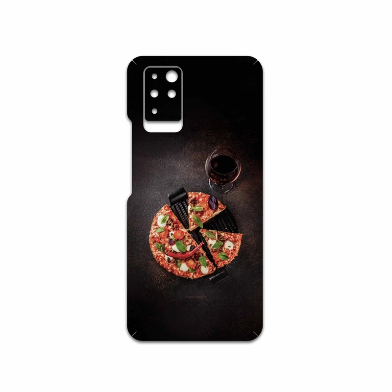 برچسب پوششی ماهوت مدل Pizza مناسب برای گوشی موبایل اینفینیکس Note 10
