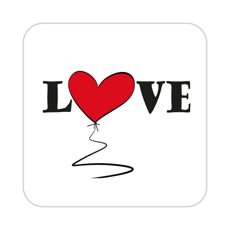 زیر لیوانی کاکتی طرح عاشقانه مدل mp39273