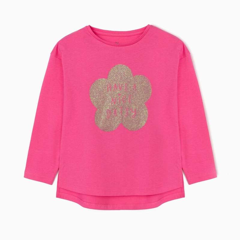 تی شرت آستین بلند دخترانه زد وای مدل 31032620167