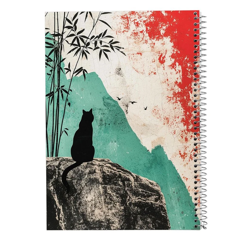 دفتر نقاشی 50 برگ مدوپد مدل سگ و گربه کد DF17230