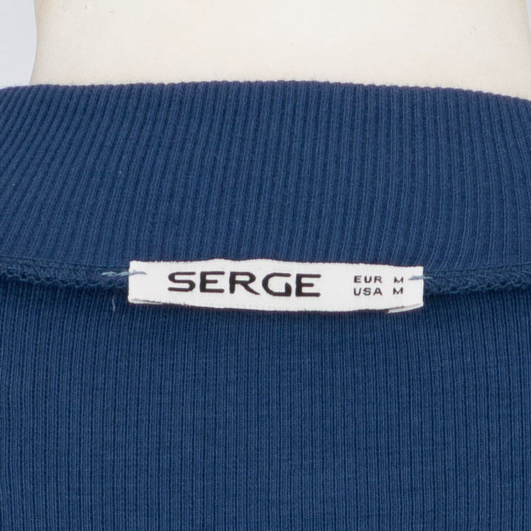 بلوز آستین بلند زنانه سرژه مدل 203424 رنگ آبی