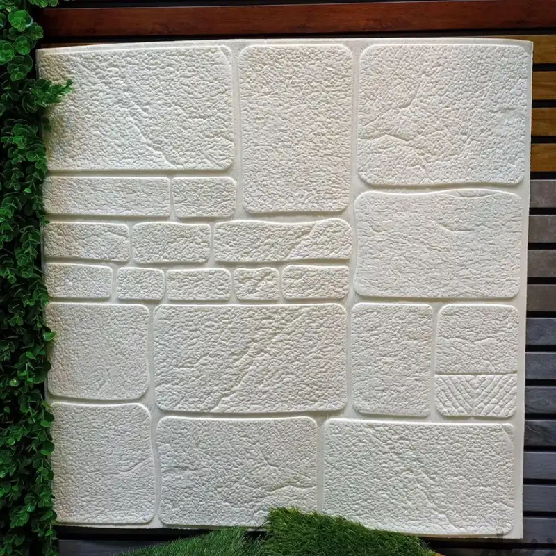 دیوارپوش مدل فومی پشت چسب دار طرح سنگ مالاموت