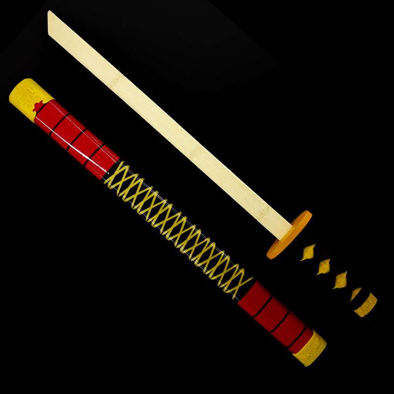 شمشیر بازی دنیای سرگرمی های کمیاب مدل شمشیر چوبی کاتانای سامورایی کد rah1