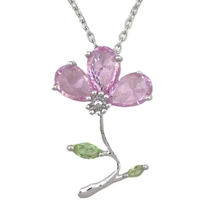 گردنبند زنانه مدل گل کد N4372