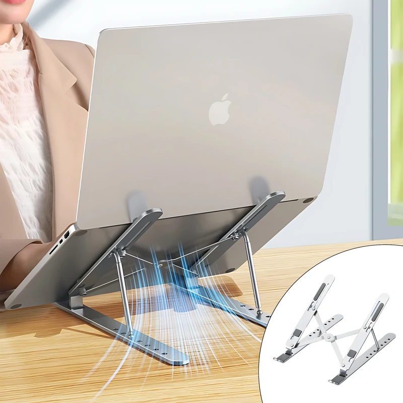 پایه نگهدارنده لپ تاپ مدل BZBC Portable Foldable Aluminium Laptop Stand