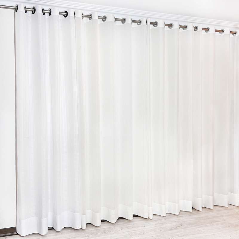 پرده مدل پانچ حریر شانتون سایز 280x150 سانتی‌متر