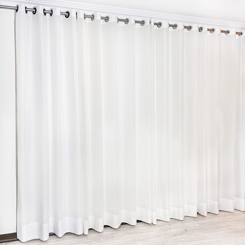 پرده مدل پانچ کتان بافت سایز 150x280 سانتیمتر