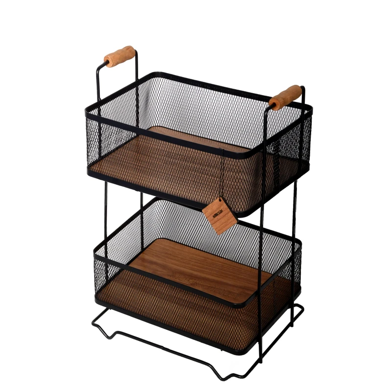 سبد سیب زمینی و پیاز مرولین مدل دوطبقه کد 40132