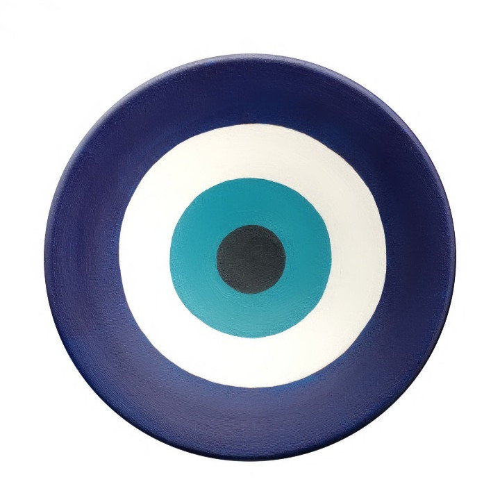 دیوارکوب سفالی مدل چشم زخم کد af78