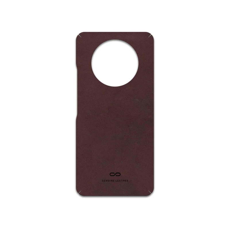 برچسب پوششی ماهوت مدل Matte-Dark-Brown-Leather مناسب برای گوشی موبایل آنر X9 5G