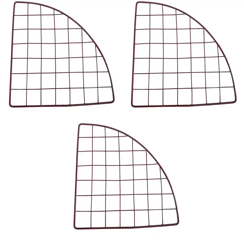 قفسه فلزی مدل مشبک بسته 3 عددی