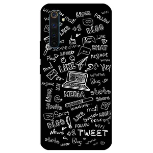 Megafone Social Media 1898 Cover For Realme 6 Pro