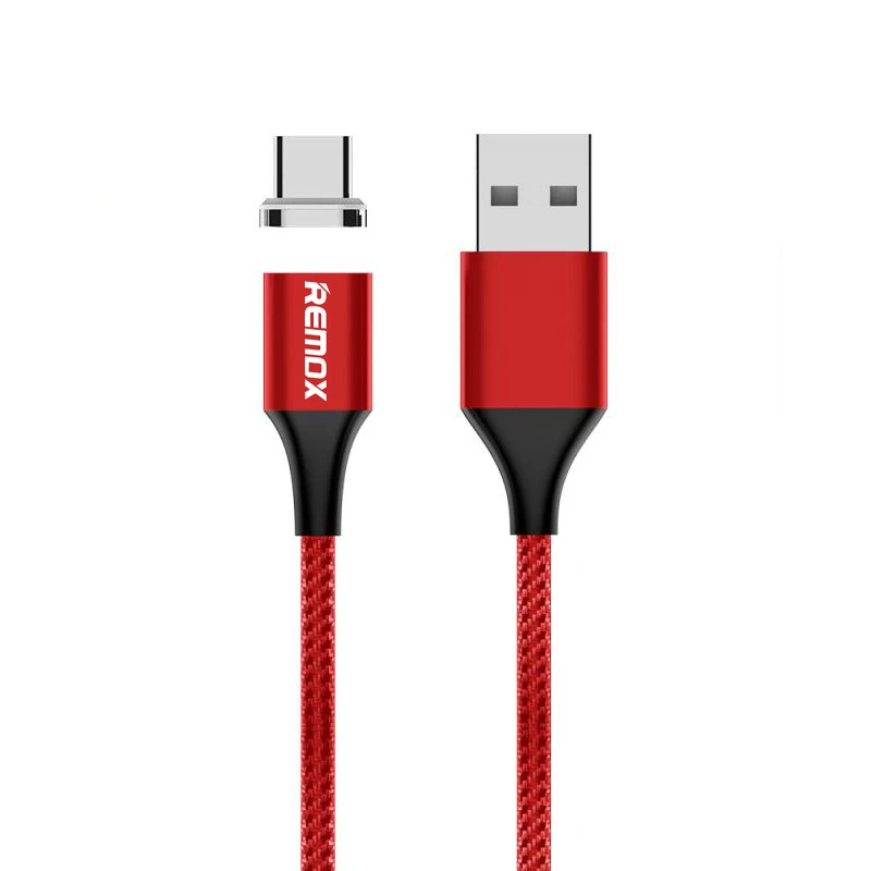 کابل تبدیل مغناطیسی USB به USB-C ریمکس مدل RC-200 طول 1 متر