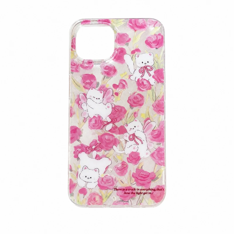  کاور مدل cute cat مناسب برای گوشی موبایل اپل iphone 13