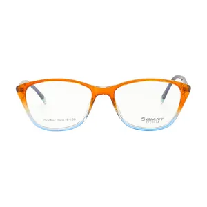 فریم عینک طبی گربه ای زنانه مدل HZ2402 C6 مناسب برای صورت گرد، بیضی