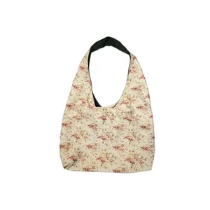 کیف رودوشی پارچه ای مدل زنانه طرح گلِ بهار کد 296