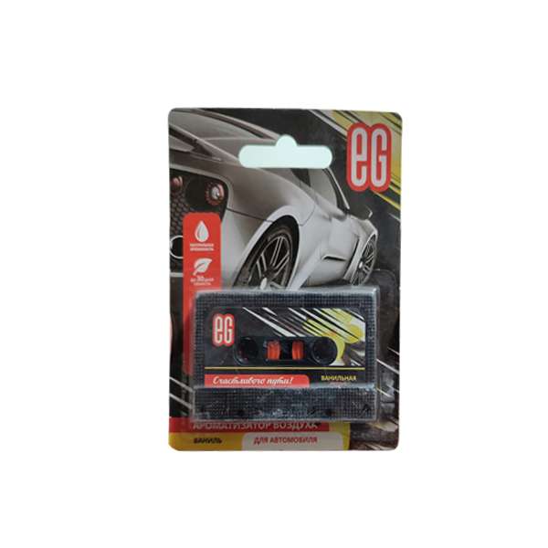 خوشبوکننده خودرو ای جی مدل نوارکاست با رایحه وانیل