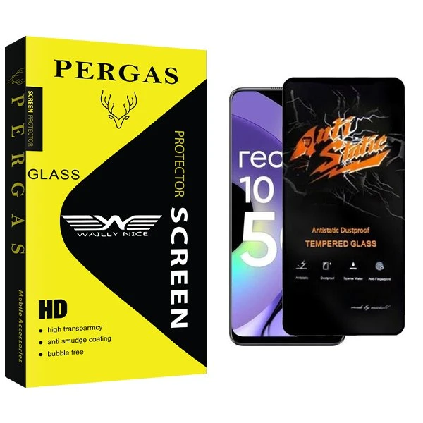 محافظ صفحه نمایش وایلی نایس مدل Pergas Antistatic مناسب برای گوشی موبایل ریلمی 10 Pro 5G