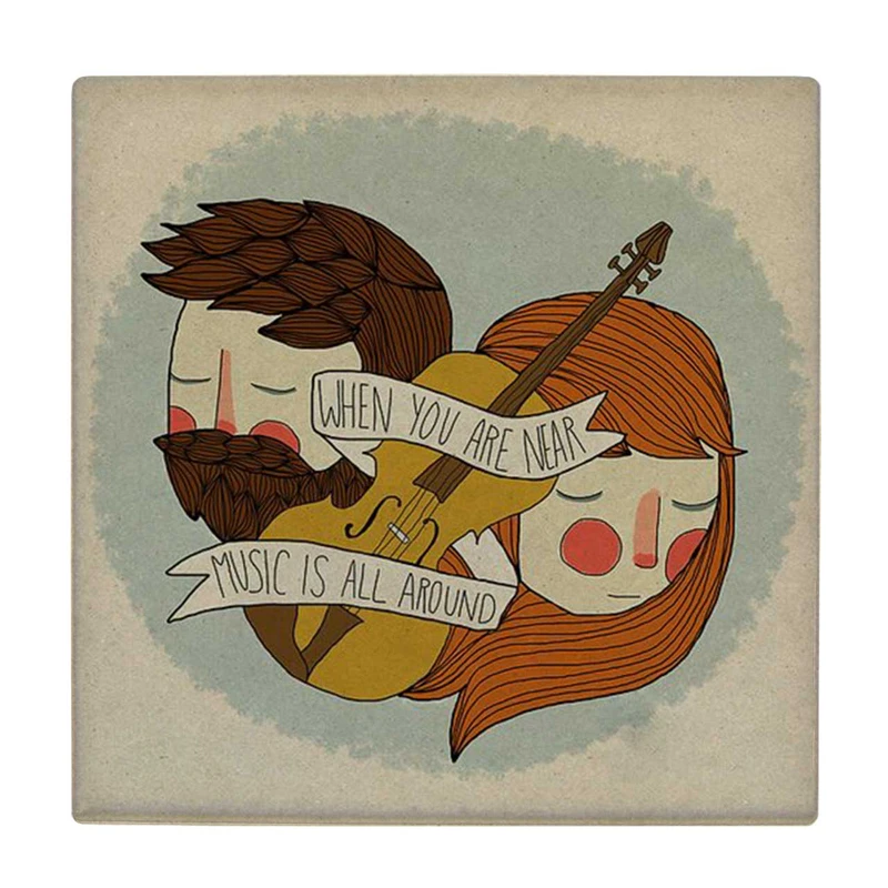 زیر لیوانی طرح عشاق کد    4046262_2519