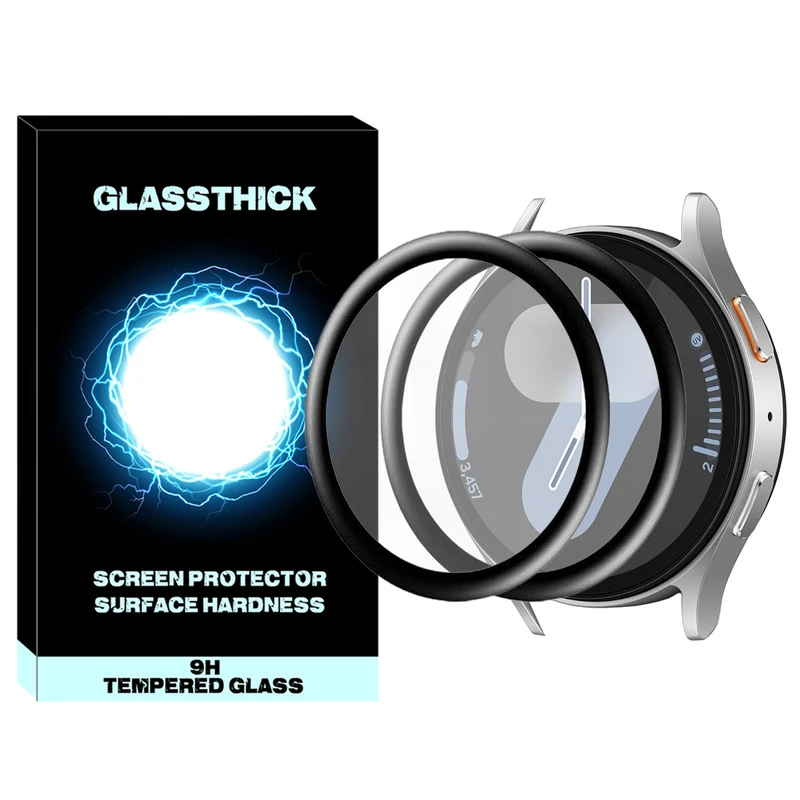 محافظ صفحه نمایش نانو گلستیک مدل Pmma-GL مناسب برای ساعت هوشمند سامسونگ Galaxy Watch 7 40mm بسته دو عددی
