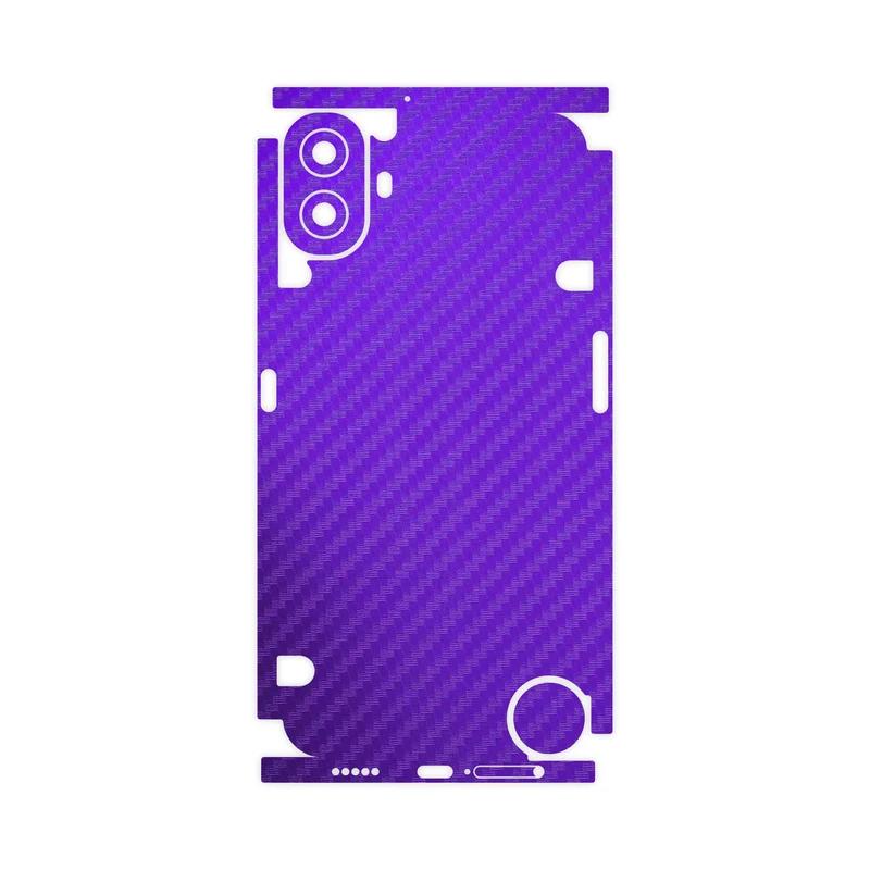 برچسب پوششی ماهوت مدل Purple-Fiber-FullSkin مناسب برای گوشی موبایل ناتینگ CMF Phone 1