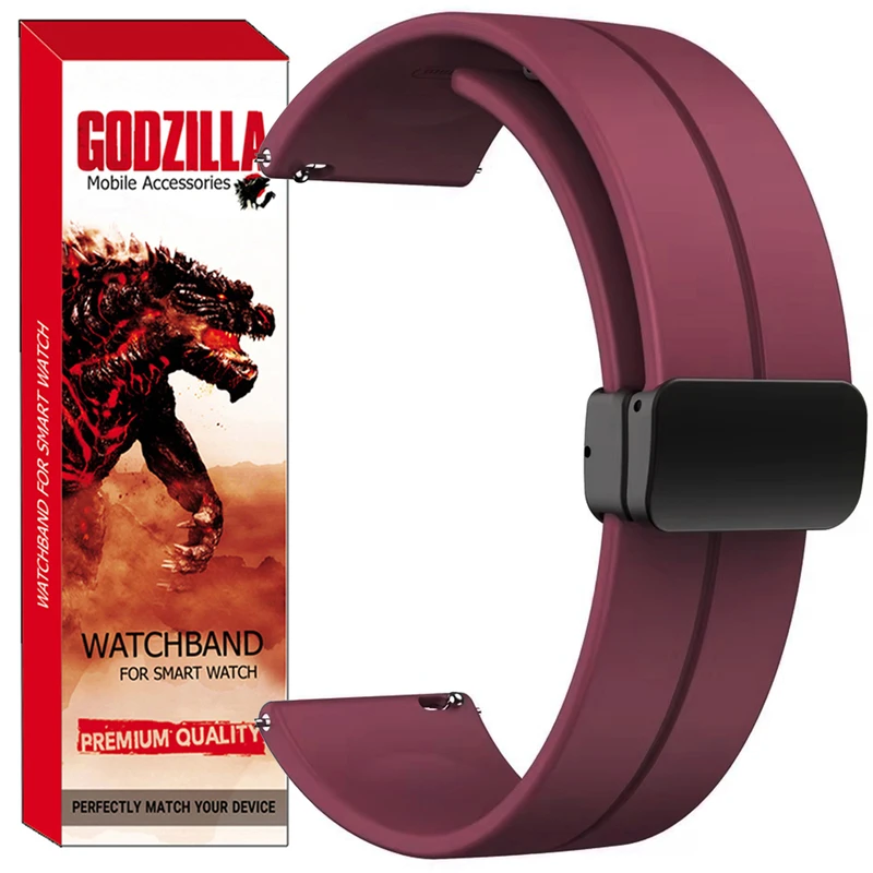 بند گودزیلا مدل MAGNETIC مناسب برای ساعت هوشمند شیائومی Redmi Watch 5 Active