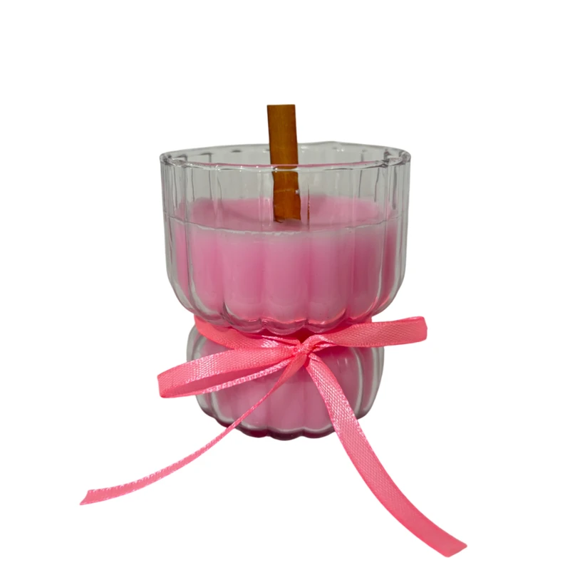 شمع لیوانی بدون‌بو مدل فانتزی زمان اتمام 40 ساعت