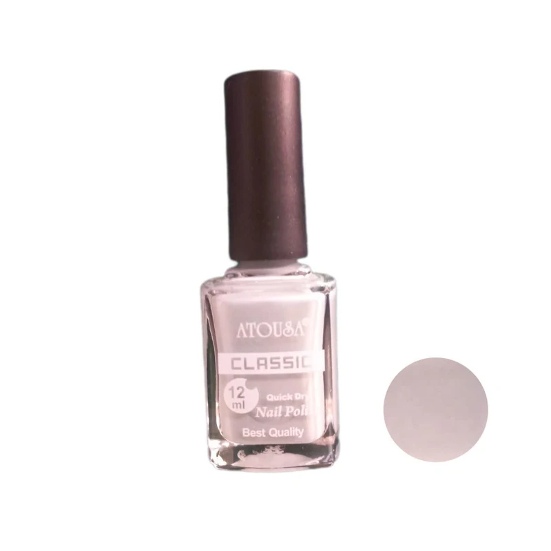 لاک براق ناخن آتوسا مدل کلاسیک  شماره 109 رنگ فیلی