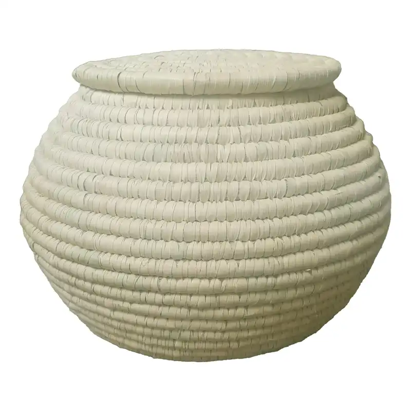 سطل برنج حصیری مدل خمره ای کد 25