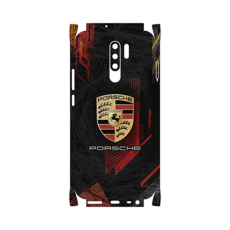 برچسب پوششی ماهوت مدل Porsche-FullSkin مناسب برای گوشی موبایل شیائومی Redmi 9