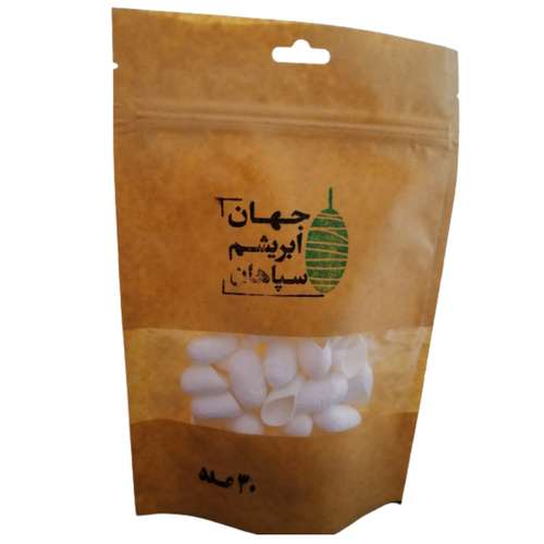 پیله ابریشم جهان ابریشم سپاهان مدل CP-30 بسته 30 عددی