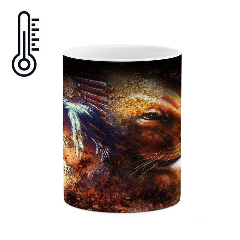 ماگ حرارتی کاکتی مدل نقاشی کد mgh13538