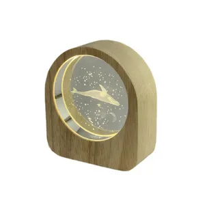 آباژور رومیزی مدل کریستال طرح نهنگ 